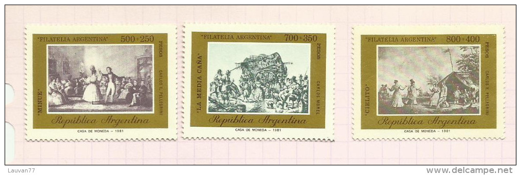 Argentine N°1251 à 1253 Côte 5 Euros - Used Stamps