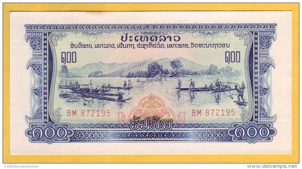 LAOS - Billet De 100 Kip. Pick: 23a. NEUF - Laos