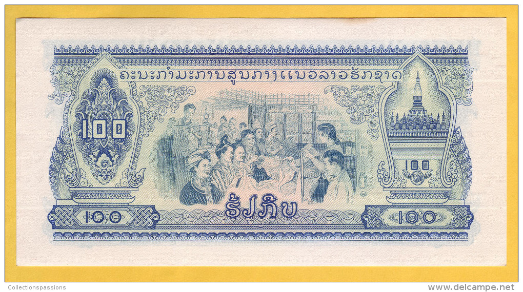 LAOS - Billet De 100 Kip. Pick: 23a. NEUF - Laos