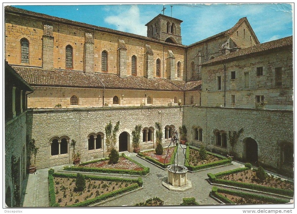 K2253 Veroli (Frosinone) - Abbazia Circestense Di Casamari - Interno Del Chiostro / Non Viaggiata - Altri & Non Classificati