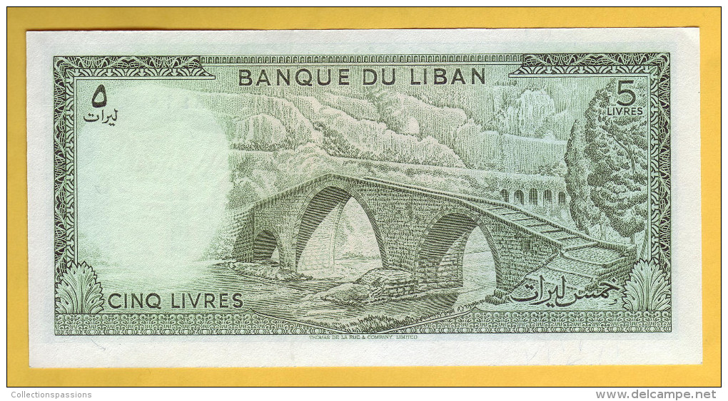 LIBAN - Billet De 5 Livres. 1986. Pick: 62d. NEUF - Lebanon