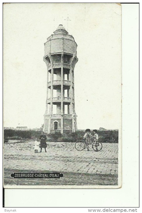 TH465  ---  ZEEBRUGGE, BELGIE   --   CHATEAU D `EAU, WATERTOWER - Torres De Agua