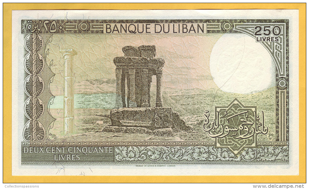 LIBAN - Billet De 250 Livres. 1988. Pick: 67e. NEUF - Liban