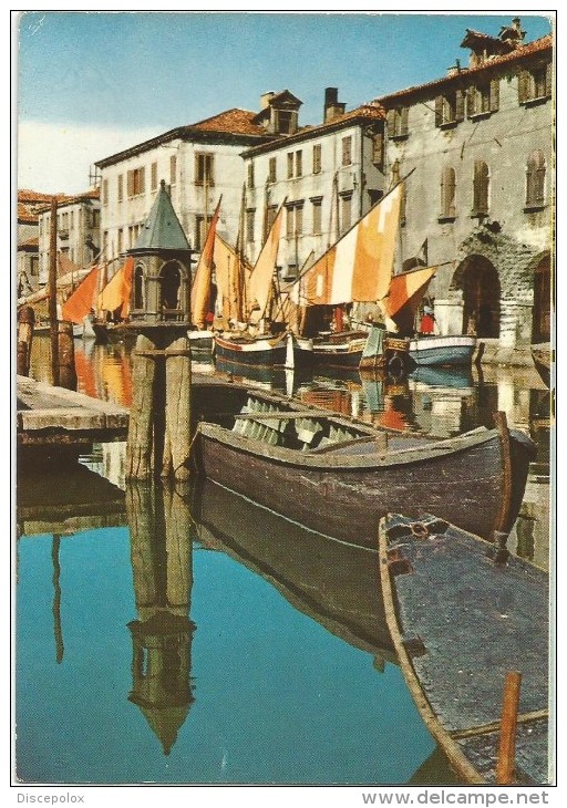 K2260 Chioggia (Venezia) - Luci E Colori - Barche Boats Bateaux / Viaggiata 1959 - Altri & Non Classificati