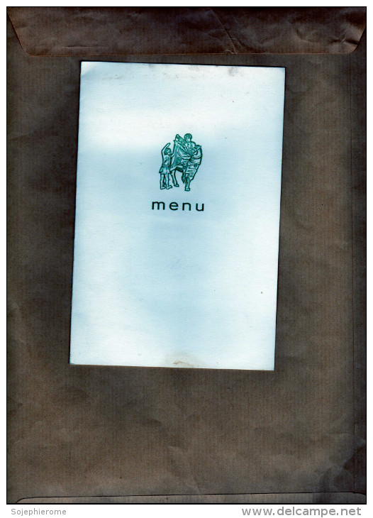 Menu 1969 Hotel Bar Restaurant La Londe Saint-Martin Haute-Goulaine Près Nantes Route De Poitiers - 3 Scans - Menus