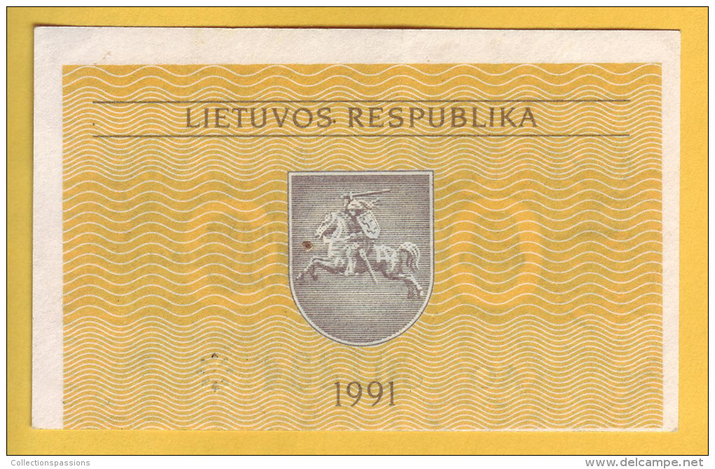 LITUANIE - Billet De 0,20 Talonas. 1991. Pick:30. NEUF - Litauen