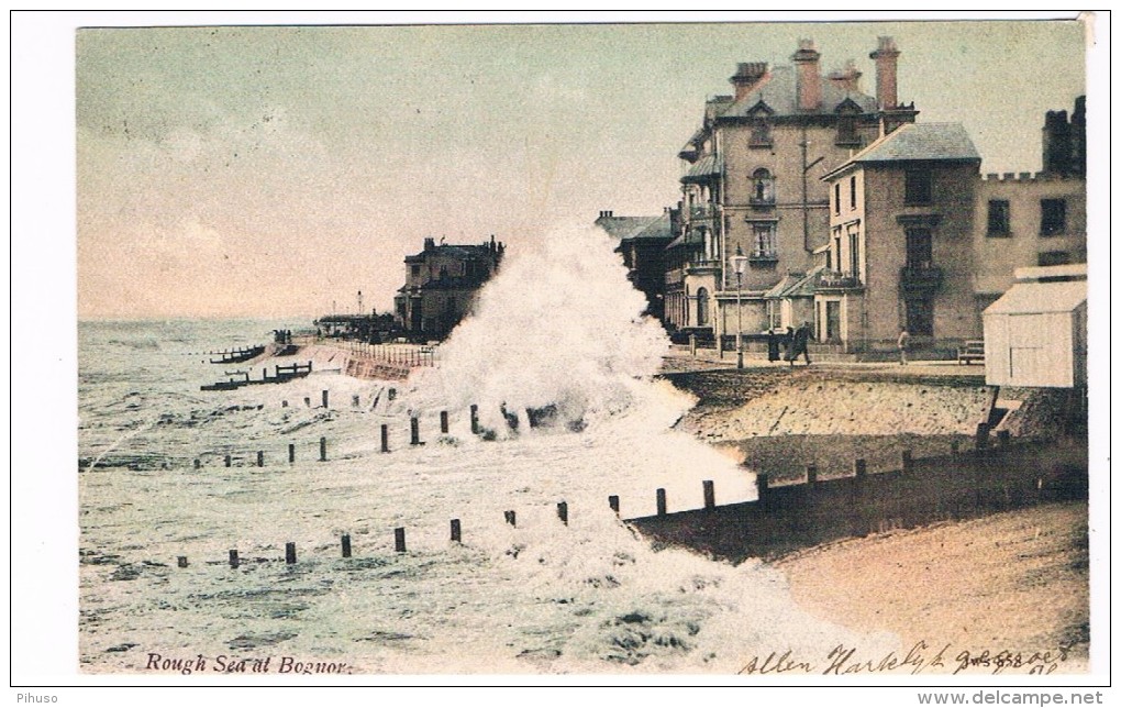 UK1994    BOGNOR REGIS : Rough Sea - Bognor Regis