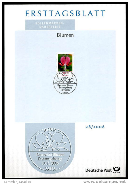 BRD - 2006 ETB 28/2006 - Michel 2547 - 100C Blumen Tränendes Herz - Other & Unclassified