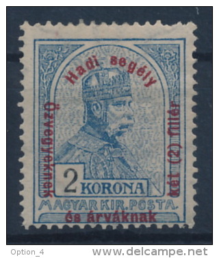 *Hungary 1915 Mi 177 2 Korona + 2 Filler MH - Unused Stamps