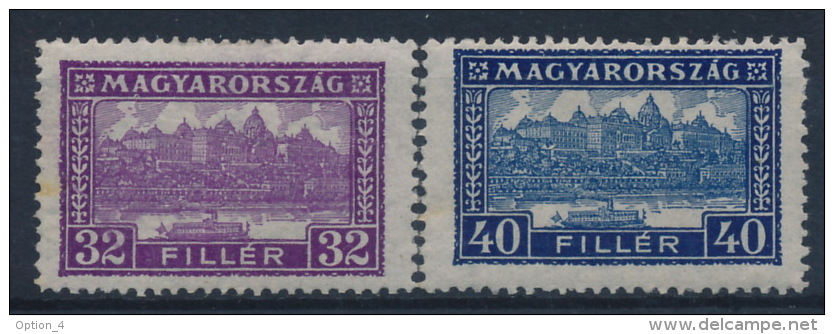 *Hungary 1926 Mi 421A-22A (2) MH - Ungebraucht