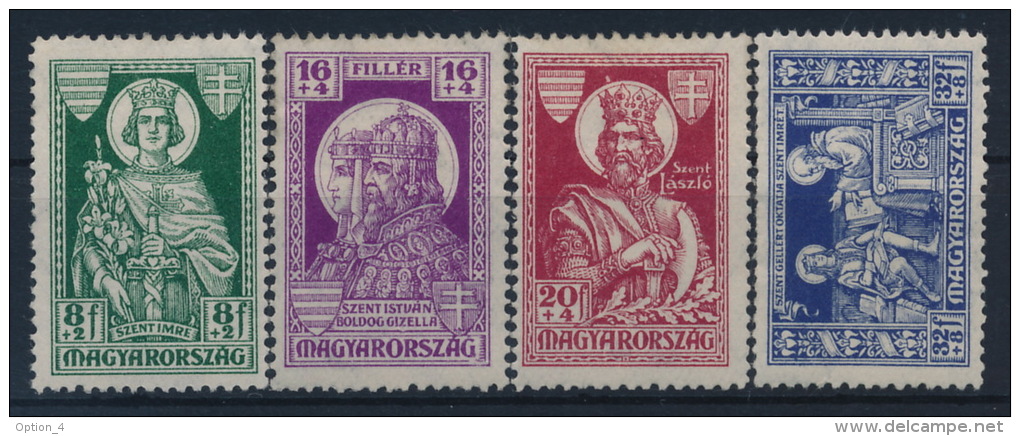 *Hungary 1930 Mi 463-66 (4) Saint Imre MH - Ungebraucht