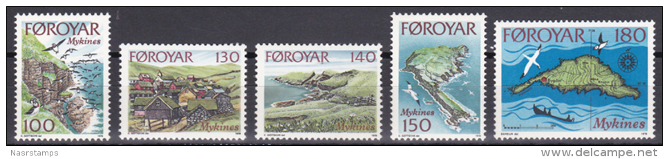Faroe Islands - Foroyar - 1978 ( Mykines Island ... Etc. ) - MNH (**) - Faroe Islands