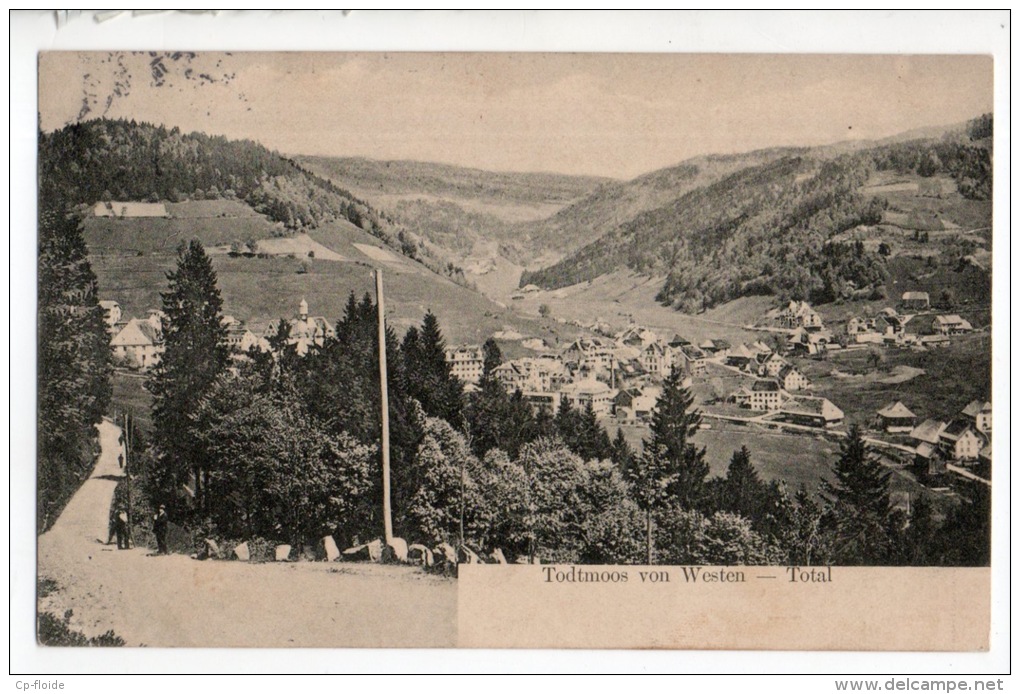 ALLEMAGNE . DEUTSCHLAND . TODTMOOS VON WESTEN . TOTAL - Réf. N°4037 - - Todtmoos