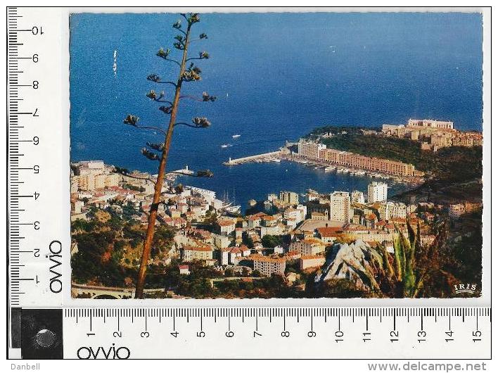 MONACO ) Montecarlo 1969  Panorama  Da LA TURBIE  Viaggiata - Monte-Carlo