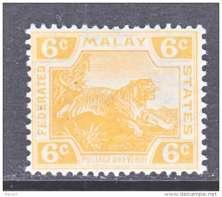 MALAY  45    *  Wmk. 3  1906-22  Issue - Federated Malay States