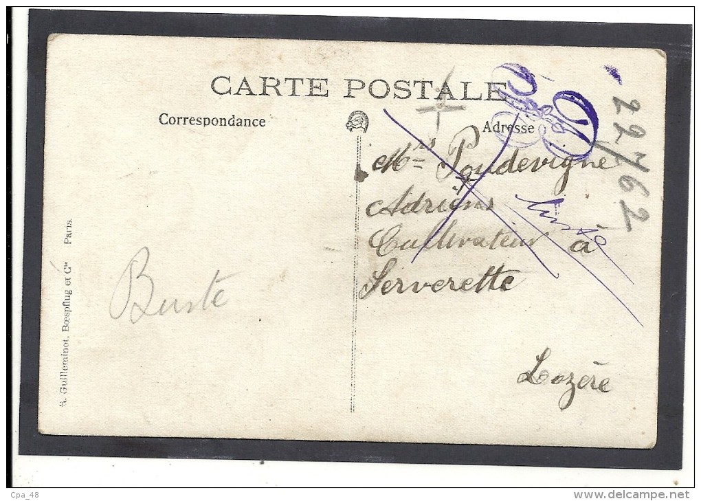 Lozere : Serverette, Carte-Photo Representant Mrs Poudevigne, Cultivateurs A Serverette - Other & Unclassified