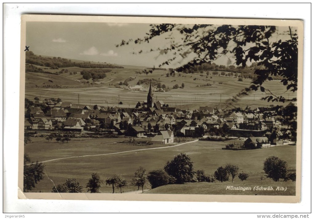 CPSM MUNSINGEN (Allemagne-Bade Wurtemberg) - Vue Générale - Münsingen