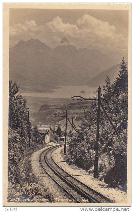 Suisse -  Chemins De Fer - Rigibahn - Lowerzersee Lauerzersee Mythen - Lauerz