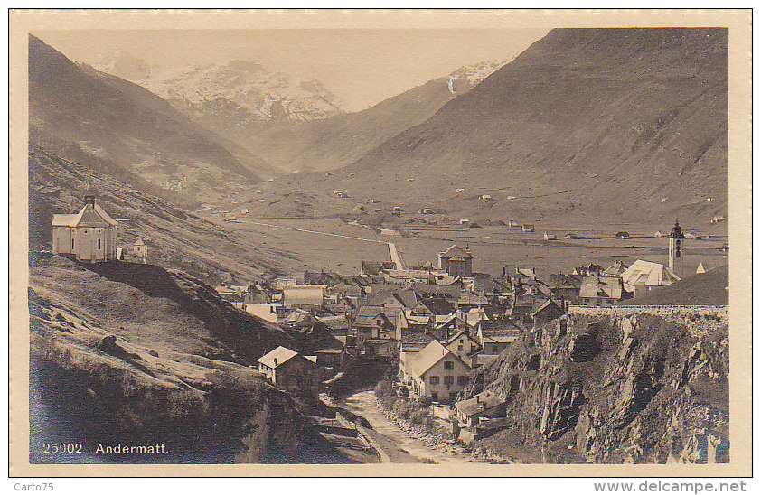 Suisse -  Andermatt Panorama - Andermatt