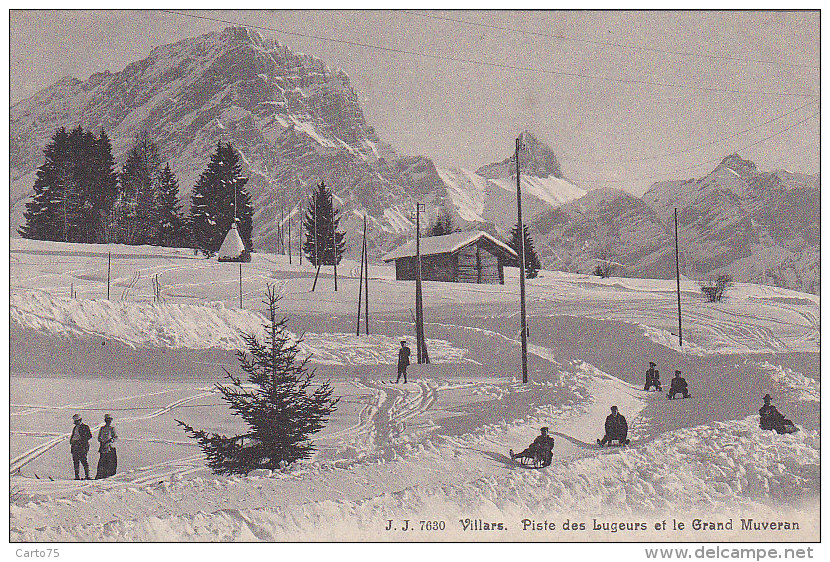 Suisse - Villars - Sports Luge - Piste Des Lugeurs Et Grand Muveran - Other & Unclassified