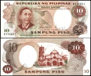 Philippines #144b, 10 Piso, ND, UNC / NEUF - Philippinen