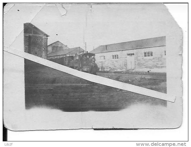 Decauville à Voie Réduite U.S Army Devant Une Usine 1 Photo 1914-1918 14-18 Ww1 Wk1 WWI - War, Military