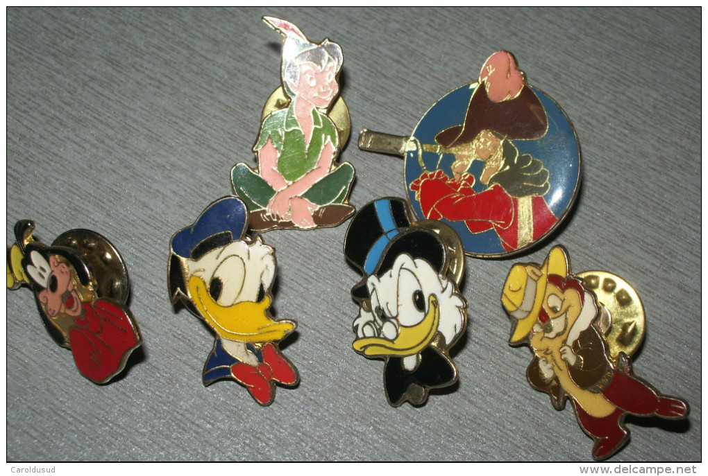 Lot 15X Pins Pin's  DISNEY Et Mario Bross GIRAFE Waltara KING KONG NEMO OURSON En Larme Tic Tac - Sets