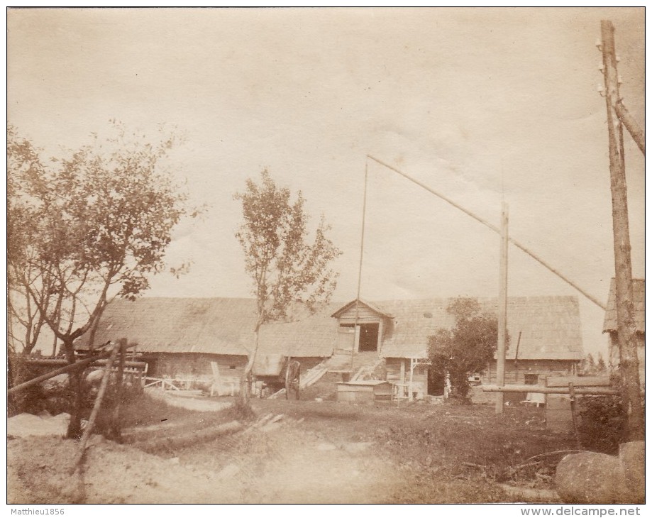 Photo Juillet 1917 SIPSNIS - Une Ferme (A91, Ww1, Wk 1) - Lettonie