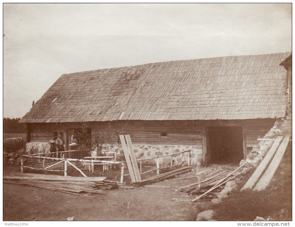 Photo Juillet 1917 SIPSNIS - Une Ferme (A91, Ww1, Wk 1) - Lettland