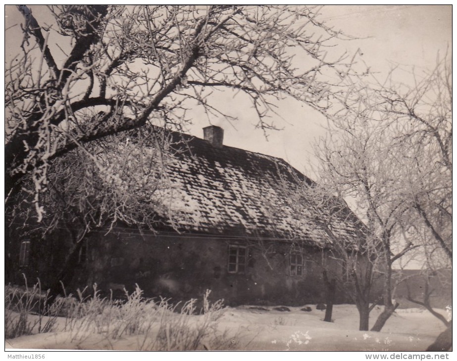 Photo Janvier 1918 PLOZAN - Une Maison D'habitation (A91, Ww1, Wk 1) - Lettland