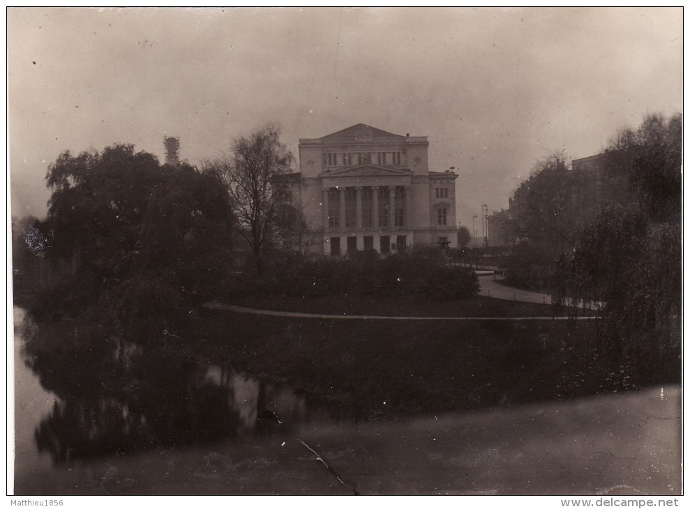 Photo Novembre 1917 RIGA - Le Théatre, Theater (A91, Ww1, Wk 1) - Lettland