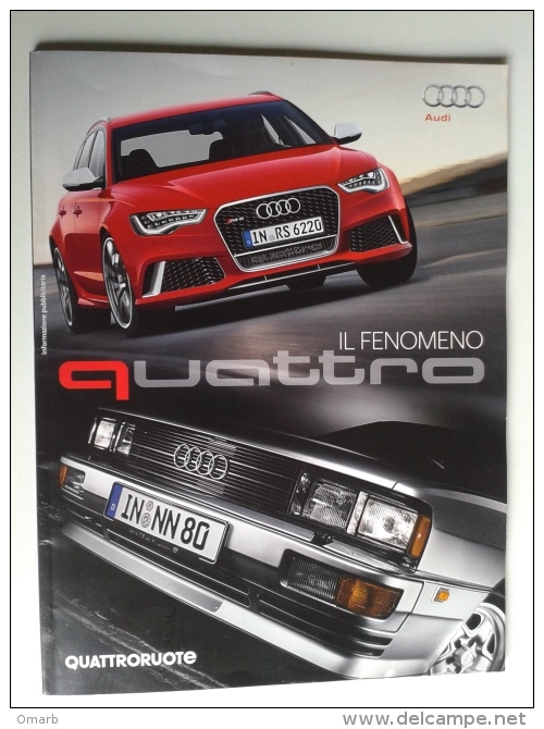 Lib415 Fenomeno Quattro Audi Sport Rally Rallies Trazione Integrale Gruppo B Auto Car Voiture Magazine Da Collezione - Autosport - F1