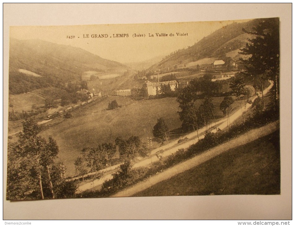 Carte Postale - LE GRAND LEMPS (38) - La Vallée Du Violet (261) - Autres & Non Classés