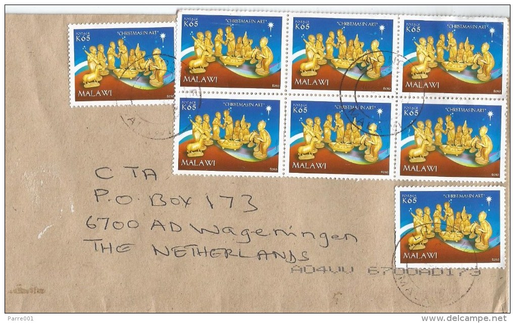 Malawi 2014 Lilongwe Christmas In Art K65 Cover - Malawi (1964-...)