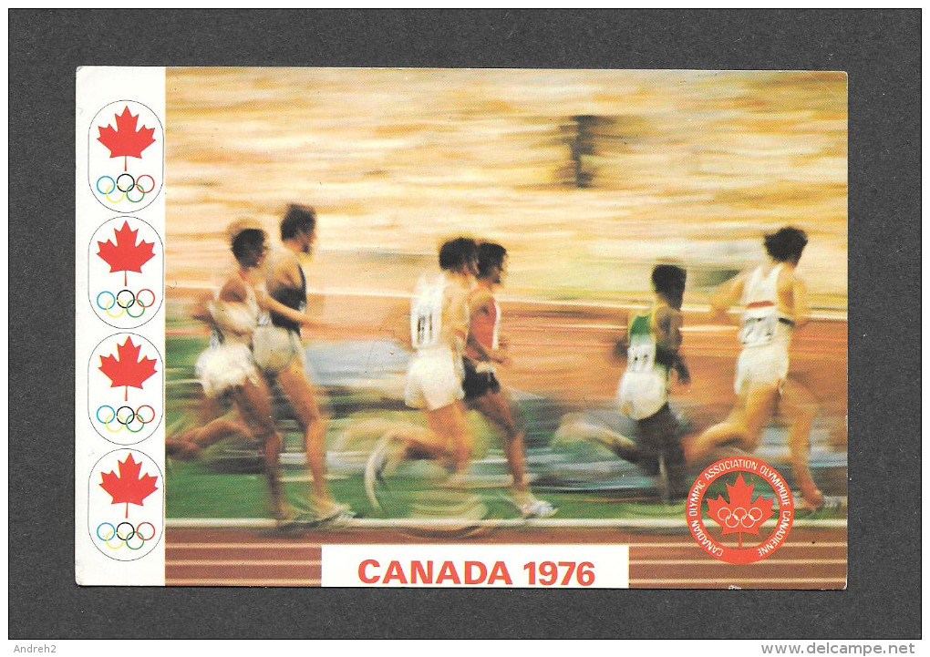 SPORTS - JEUX OLYMPIQUES - CANADA 1976 - MONTRÉAL - PISTE & PELOUSE - TRACK & FIELD - PAR MESSAGERIES DE PRESSE - Olympic Games