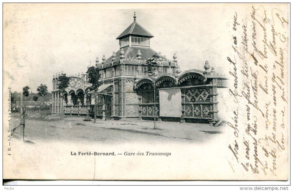 N°304A -cpa La Ferté Bernard -gare Des Tramways- - Strassenbahnen