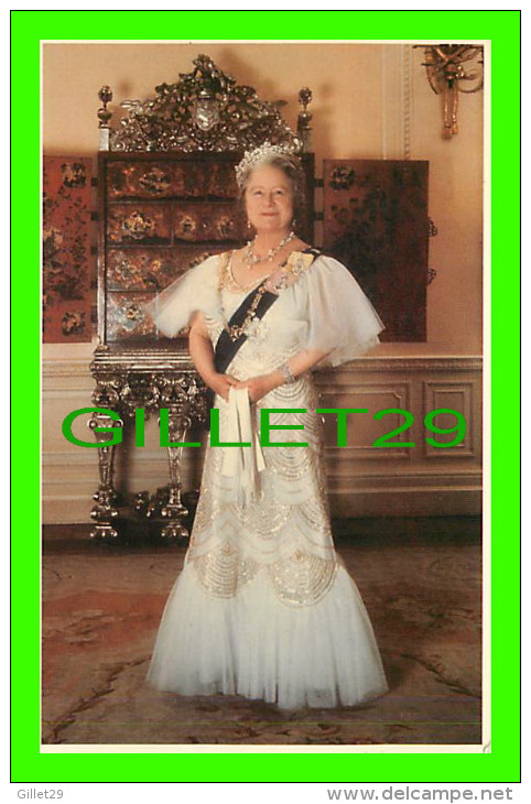 ROYAL FAMILIES - PORTRAIT THE QUEEN MOTHERS'S 75 Th BIRTHDAY - 30 YEARS  E II R - PRESCOTT PICKUP & CO - - Familles Royales
