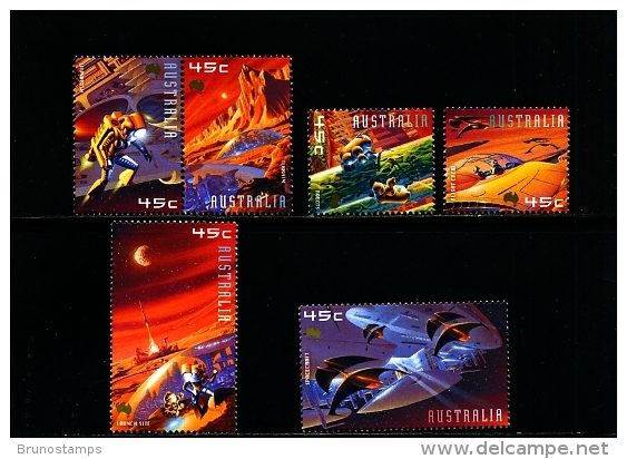 AUSTRALIA - 2000  EXPLORATION OF MARS  SET  MINT NH - Nuovi