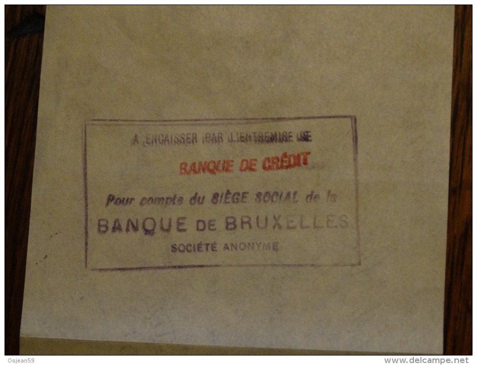 Timbres Fiscaux Sur Reçu Du 05/12/1924 - Dokumente