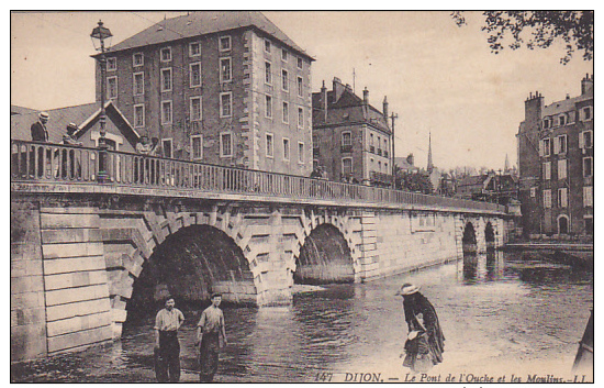 DIJON, Cote D´Or, France, 1900-1910´s; Le Pont De L'Ouche Et Les Moulins - Dijon