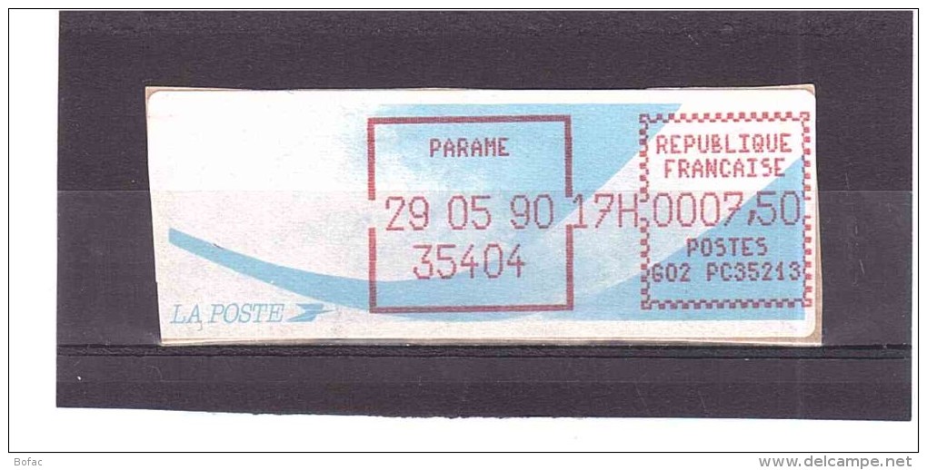 Vignette Type Comète (parame)  45 25/04 - 1988 « Comète »