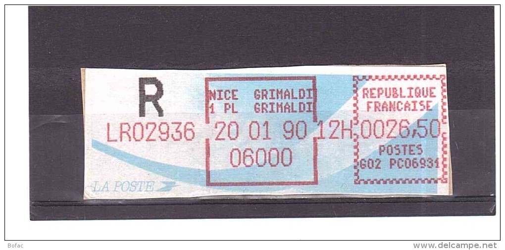 Vignette Type Comète (nice Grimaldi)  44 25/04 - 1988 « Comète »