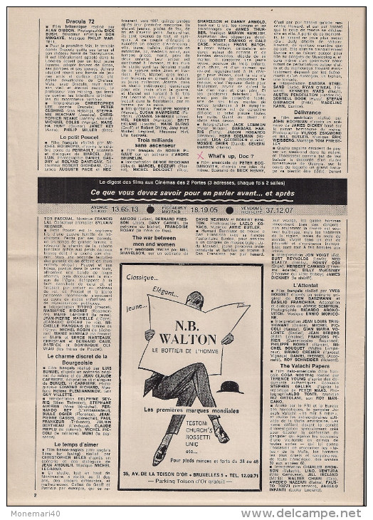 LE JOURNAL DES 2 PORTES - 18e ANNEE - N° 23 - 30 NOVEMBRE 1972. - Zeitschriften