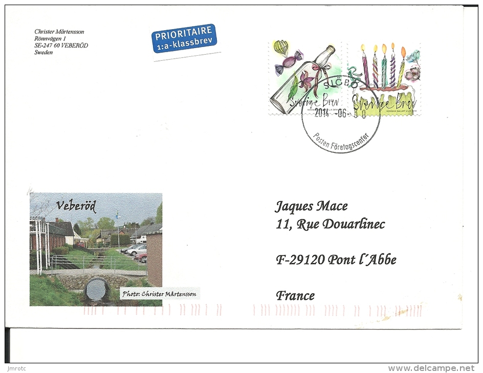 Lettre  Suéde  2014 (783) - Lettres & Documents