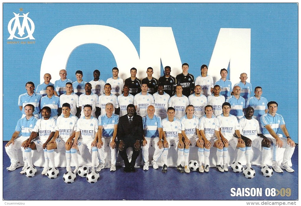 V 525     OLYMPIQUE DE MARSEILLE  2008/09 - Trading Cards