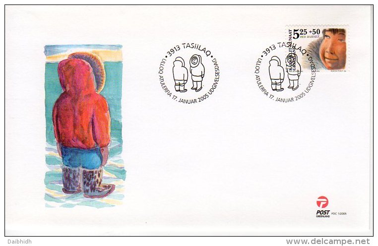 GREENLAND 2005 Child Protection On FDC. Michel 437 - FDC