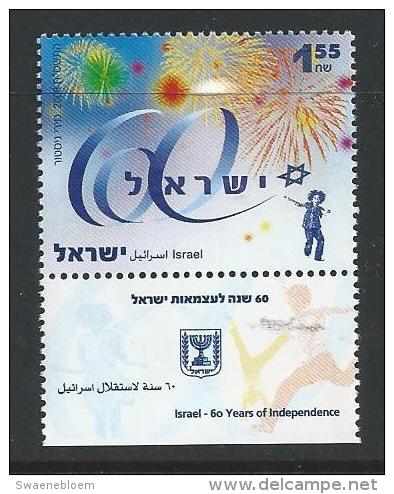 IL.- Israël. 60 Years Of Independence. Zegel 2008.  Postfris. - Neufs (avec Tabs)