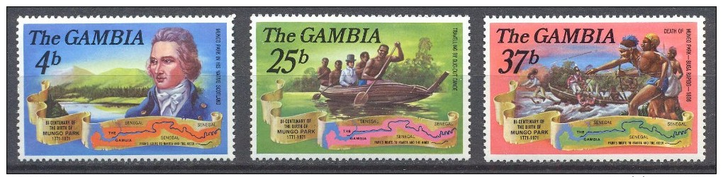 Gambie 1971 Mungo Park Neuf ** - Gambia (1965-...)