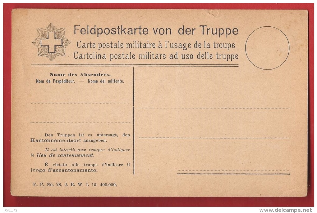 TMI2-26 Feldpostkarte Von Der Truppe, Non Circulé. Nicht Gelaufen - Laufen-Uhwiesen 