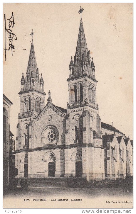 Cp , 85 , LES ESSARTS , L'Église - Les Essarts